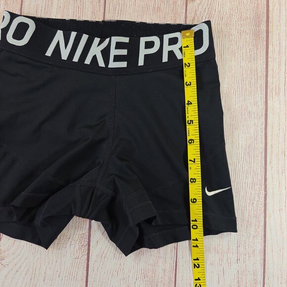Nike Pro Dri-Fit black 3" fitted shorts sz S - Picture 9 of 10